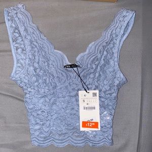 Zara see thru top